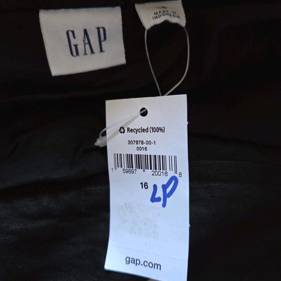 Old Navy Smocked Midi Skirt Pockets Boho Cottagecore Black Size 16 NWT - Picture 9 of 10